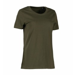 Футболка жіноча ID Organic оливковий - 0553570M