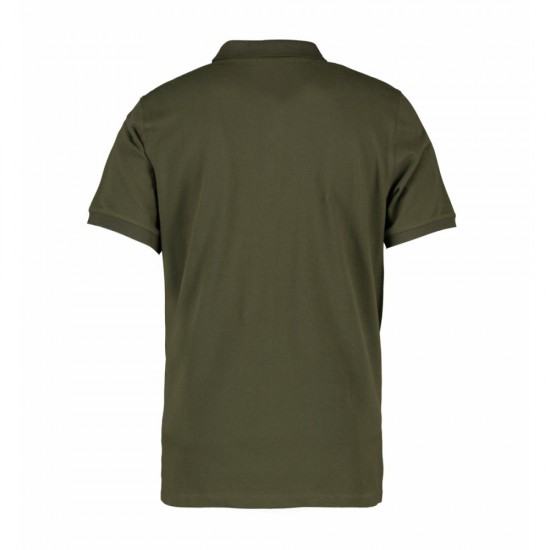 Футболка поло чоловіча ID Organic оливковий - 0586570XL