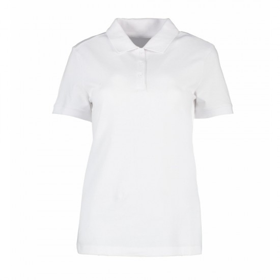 Футболка поло жіноча ID Organic білий - 0587001XXL