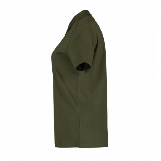 Футболка поло жіноча ID Organic оливковий - 0587570S