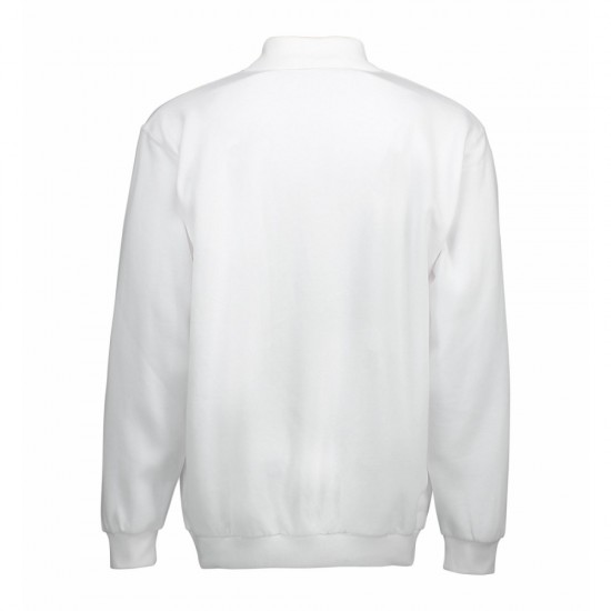 Світшот з коміром поло чоловічий ID Classic білий - 06010014XL