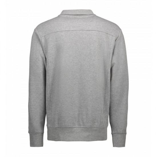 Світшот з високим коміром чоловічий ID High Collar сірий меланж - 0603210XXL