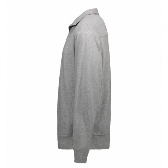 Світшот з високим коміром чоловічий ID High Collar сірий меланж - 0603210XXL