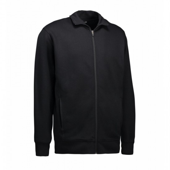 Світшот на блискавці чоловічий ID чорний - 0622900XXL