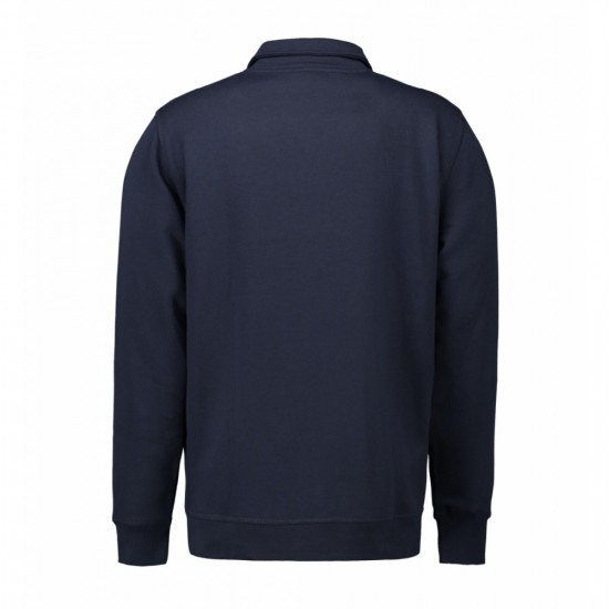 Світшот на блискавці чоловічий ID темно-сіній - 0622790S