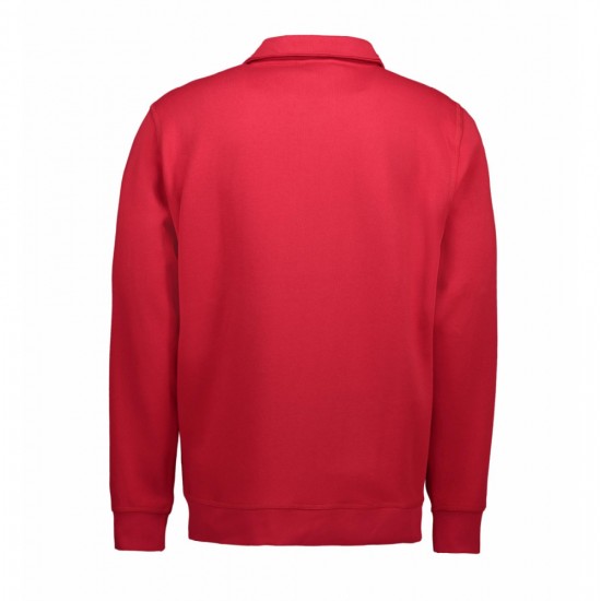 Світшот на блискавці чоловічий ID червоний - 06223303XL