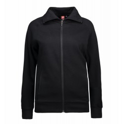 Світшот на блискавці жіночий ID чорний - 0624900S