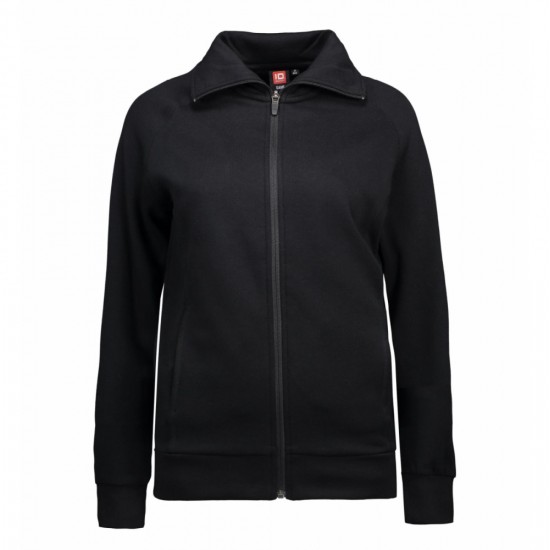 Світшот на блискавці жіночий ID чорний - 0624900S