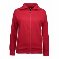 Світшот на блискавці жіночий ID червоний - 0624330XXL