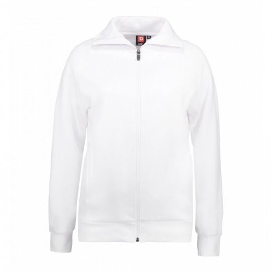 Світшот на блискавці жіночий ID білий - 0624001S