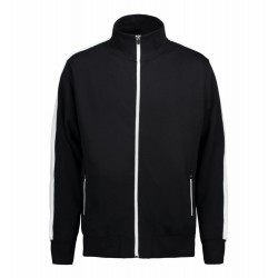 Світшот на блискавці чоловічий ID Contrast Stripee чорний - 0626900M