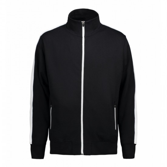 Світшот на блискавці чоловічий ID Contrast Stripee чорний - 06269003XL