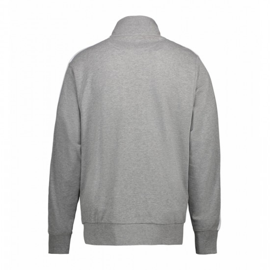 Світшот на блискавці чоловічий ID Contrast Stripee сірий меланж - 06262103XL