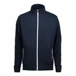 Світшот на блискавці чоловічий ID Contrast Stripee темно-сіній - 0626790L