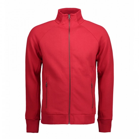 Світшот на блискавці чоловічий ID Full Zip червоний - 0628330S