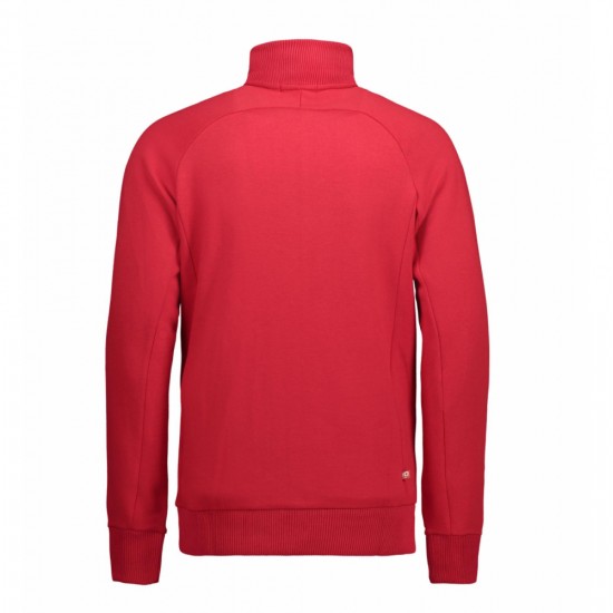 Світшот на блискавці чоловічий ID Full Zip червоний - 0628330S