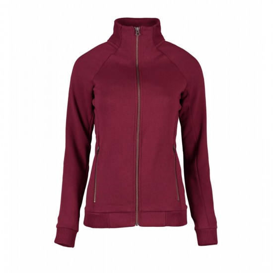 Світшот на блискавці жіночий ID Full Zip бордовий - 06293454XL