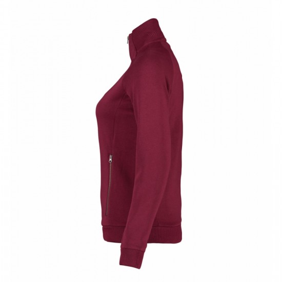 Світшот на блискавці жіночий ID Full Zip бордовий - 06293454XL