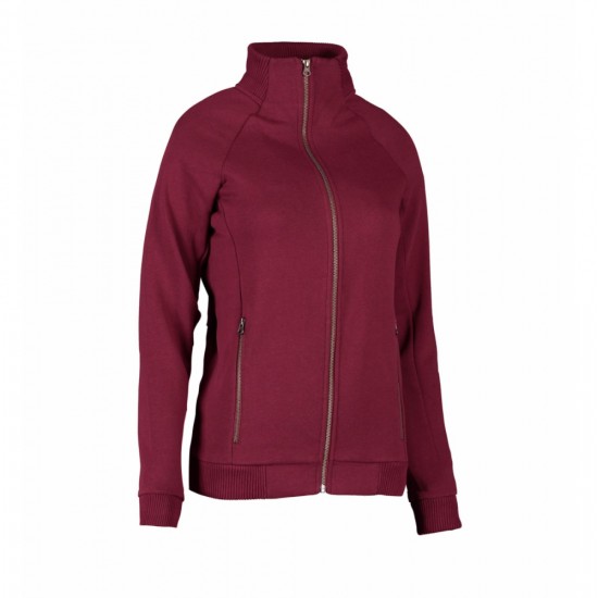 Світшот на блискавці жіночий ID Full Zip бордовий - 06293454XL