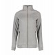 Світшот на блискавці жіночий ID Full Zip сірий меланж - 0629210L
