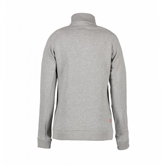 Світшот на блискавці жіночий ID Full Zip сірий меланж - 0629210L