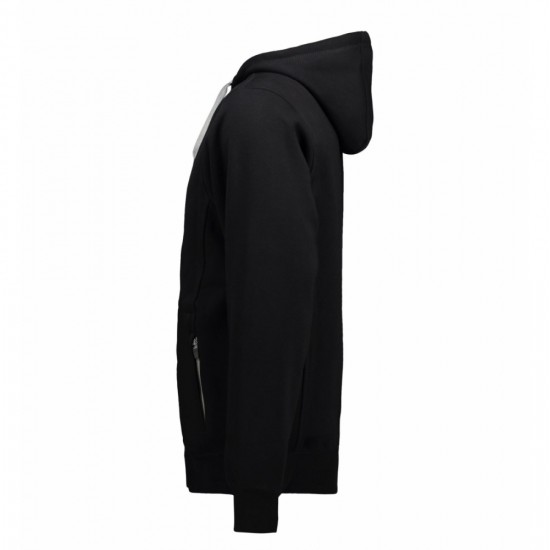 Худі на блискавці чоловіче ID Bonded чорний - 0630900L