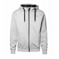 Худі на блискавці чоловіче ID Bonded сірий меланж - 06302103XL