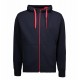 Худі на блискавці чоловіче ID Bonded темно-сіній - 0630790L
