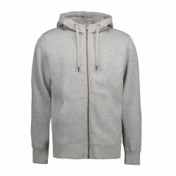 Худі на блискавці чоловіче ID Core сірий меланж - 0638210M