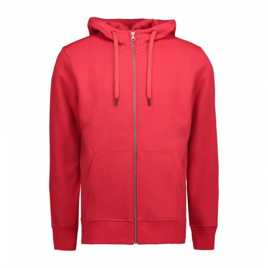Худі на блискавці чоловіче ID Core червоний - 0638330S