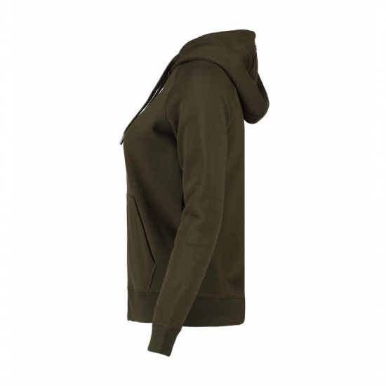 Худі на блискавці жіноче ID Core оливковий - 0639570S