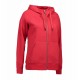 Худі на блискавці жіноче ID Core червоний - 0639330XL