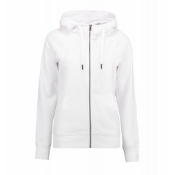 Худі на блискавці жіноче ID Core білий - 0639001S