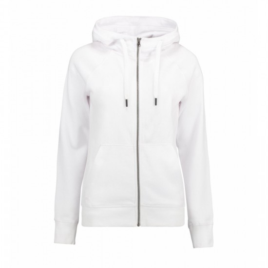 Худі на блискавці жіноче ID Core білий - 0639001S