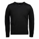 Пуловер чоловічий з V-вирізом ID BUSINESS чорний - 0640900L