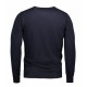 Пуловер чоловічий з V-вирізом ID BUSINESS темно-синій - 0640790XXL