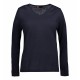 Пуловер жіночий з V-вирізом ID BUSINESS темно-синій - 06417904XL