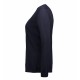 Пуловер жіночий з V-вирізом ID BUSINESS темно-синій - 0641790L
