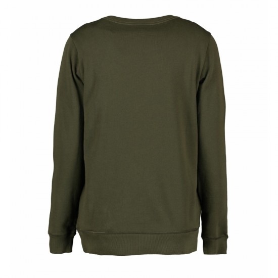 Світшот жіночий ID Оrganic оливковий - 0683570XL