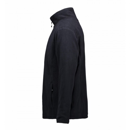 Куртка флісова чоловіча ID з коміром-стійкою темно-синій - 0816790XL