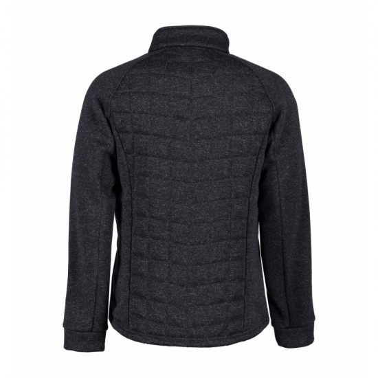 Куртка флісова чоловіча стьобана ID антрацит меланж - 0826230XXL