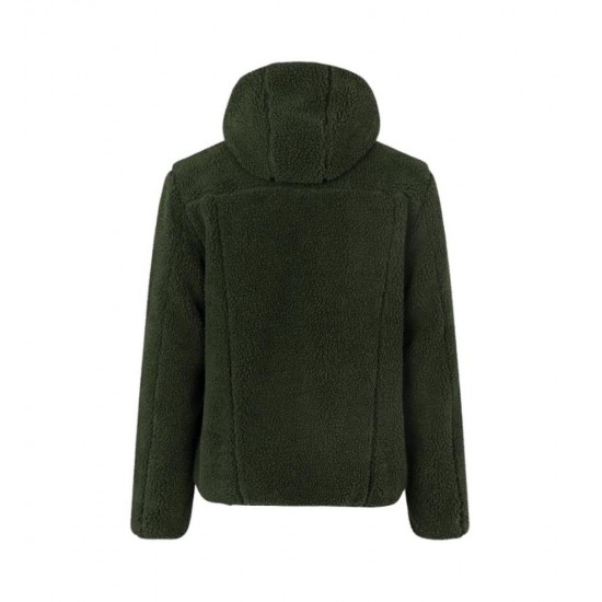 Куртка з шерпи чоловіча ID Pile оливковий - 0828570M