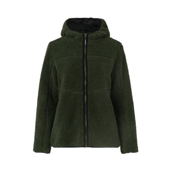 Куртка з шерпи жіноча ID Pile оливковий - 0829570L
