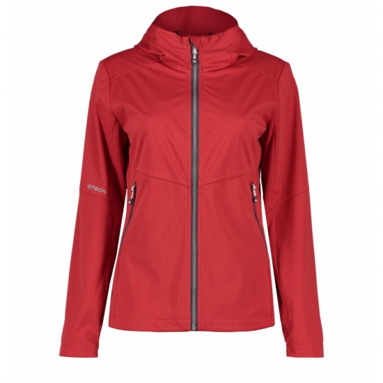 Куртка софтшел жіноча ID Light червоний - 0837330L