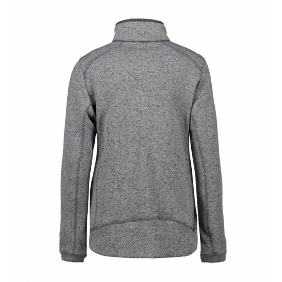 Куртка флісова жіноча ID Zip'n'Mix антрацит меланж - 0848230XL