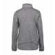 Куртка флісова жіноча ID Zip'n'Mix антрацит меланж - 0848230XL