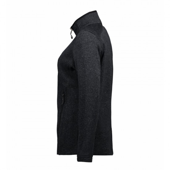 Куртка флісова жіноча Zip'n'Mix вугільний меланж - 08482053XL