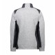 Куртка флісова чоловіча ID з контрастними вставками та коміром-стійкою сірий меланж - 0850210XL