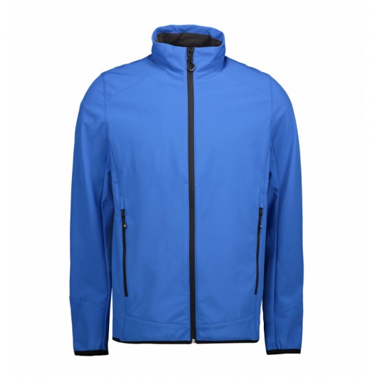 Куртка софтшел чоловіча ID Jacket лазурний - 0854735M