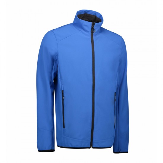 Куртка софтшел чоловіча ID Jacket лазурний - 0854735M